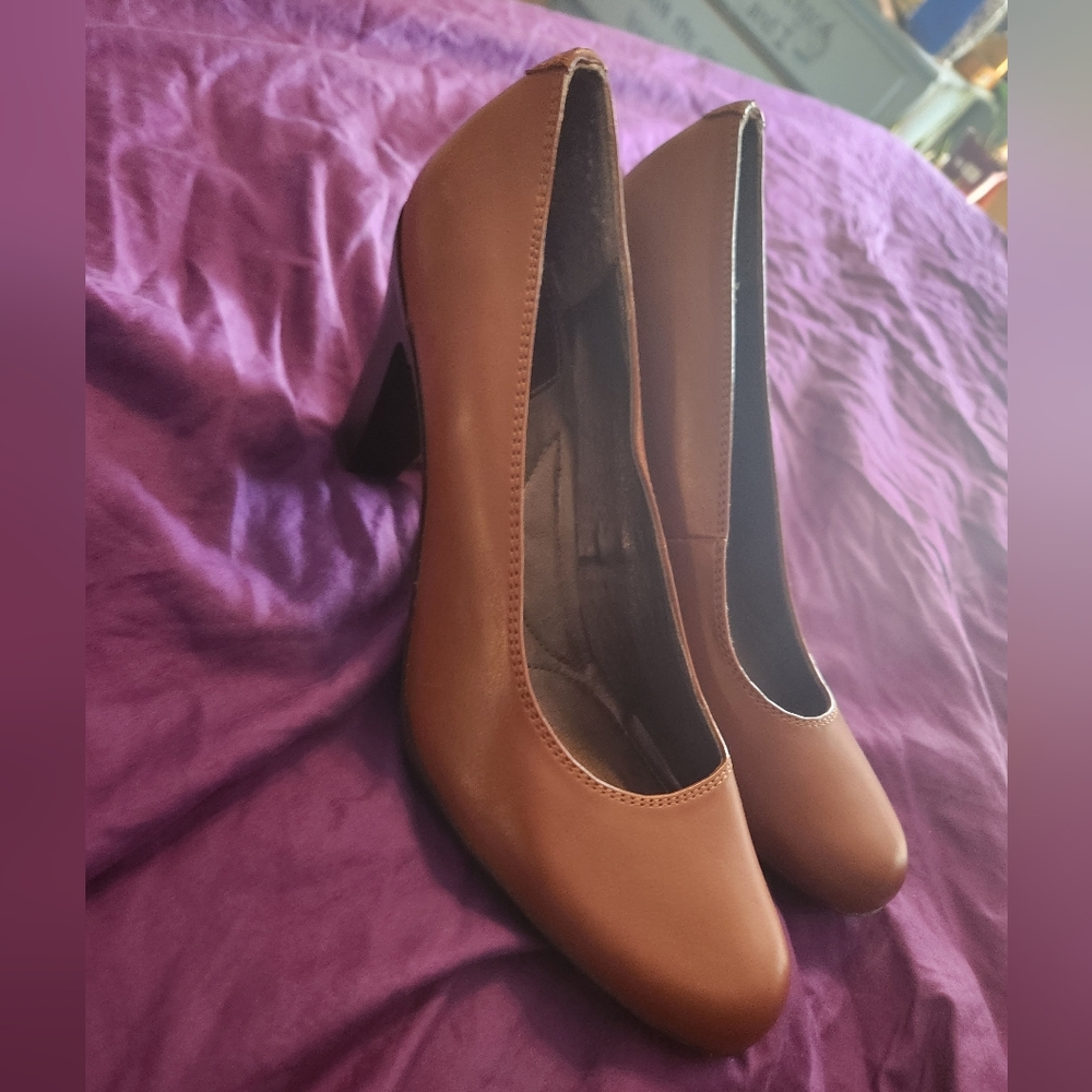 Brown heels